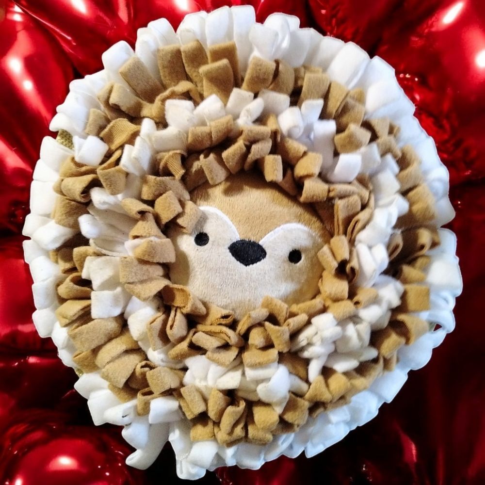 Dog Toy Vibrant Life Widelife Snuffle Fox  Mat 10inch, Chew Level 3, Polyester - Picture 8 of 12